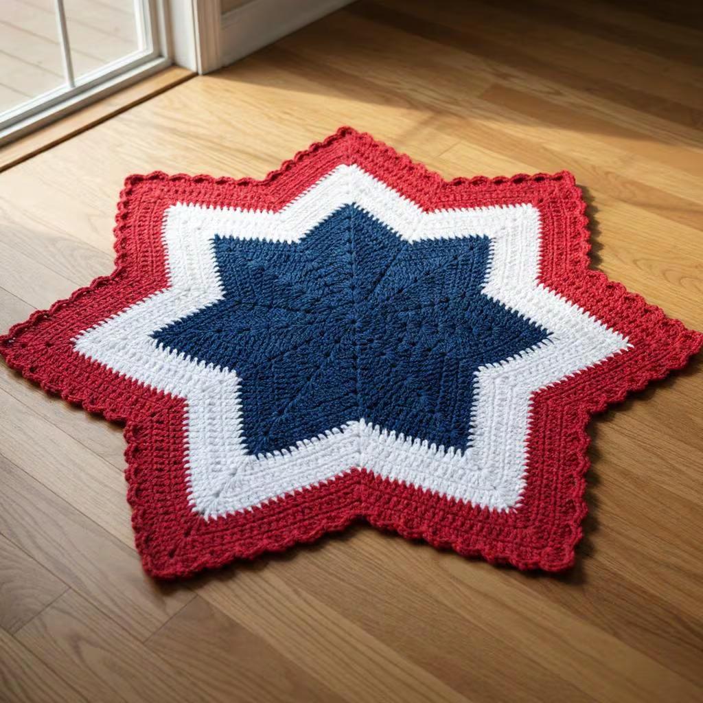 Crochet Star Applique, Beginner 6-point Star Pattern (PDF Pattern - Etsy