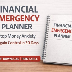 30-Day Financial Emergency Planner | Budget Reset (PDF Printable)