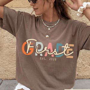 Comfort Colors® First Grade Teacher Shirt, 1st Grade Teacher Tee, Back To School Shirt, Teacher Appreciation Gift, Cute Elementary Tee