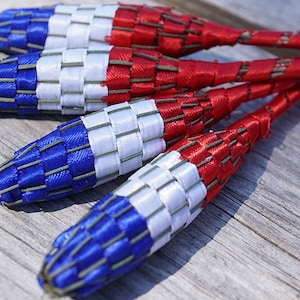 patriotic centerpiece 4th July American Flag Organic Lavender Wand patriotic wreath Patriotic decor USA Americana decor image 1