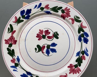 Vintage Blue Ridge Southern Pottery Tumbling Petals Dinner Plate