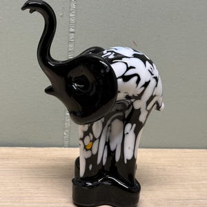 Archimede Seguso Black White - Etsy