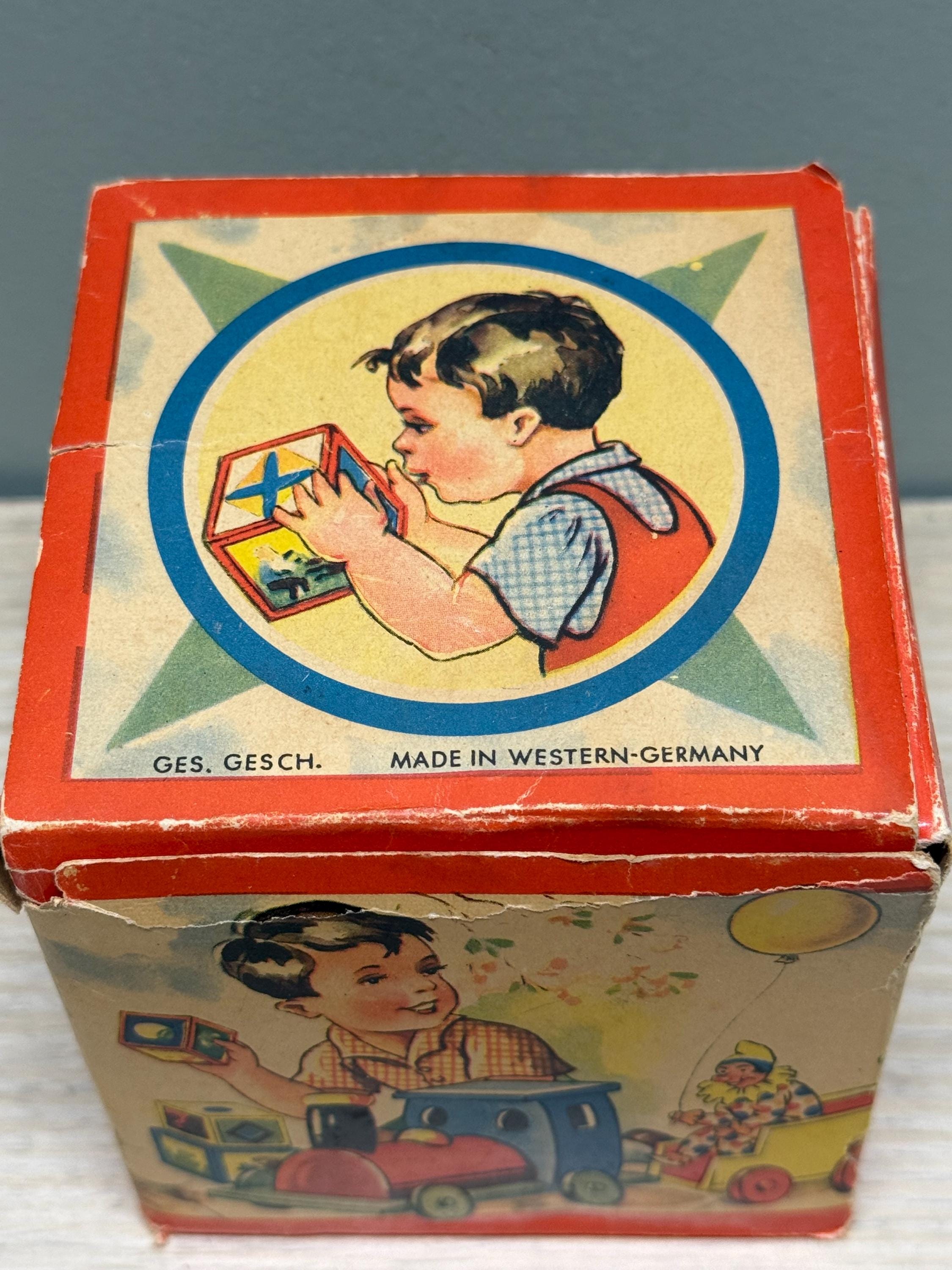 1950’s Graduated Stacking Blocks With Box Made in Western Germany - Etsy