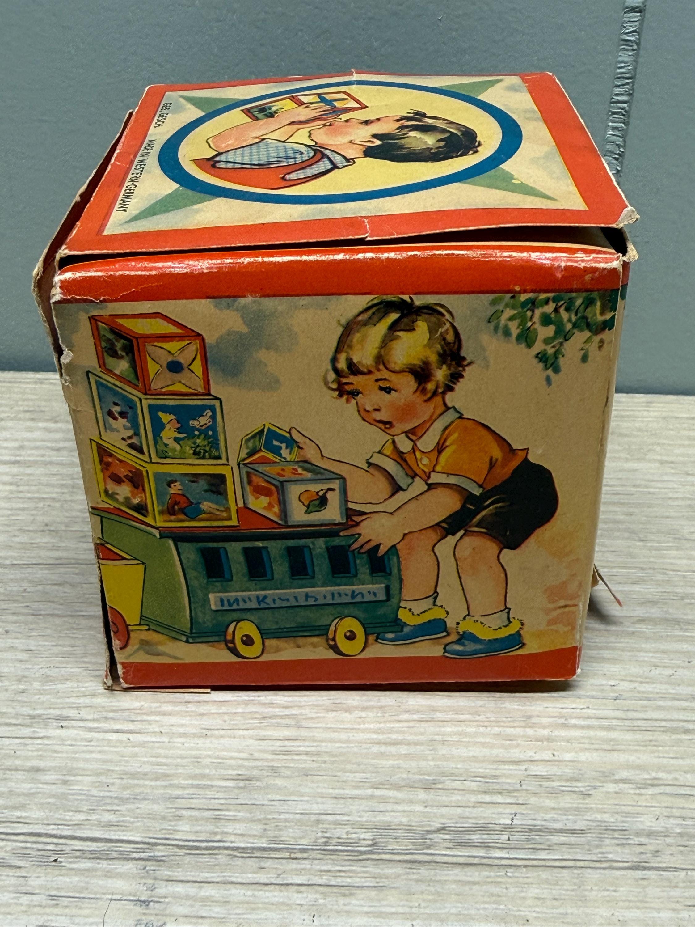 1950’s Graduated Stacking Blocks With Box Made in Western Germany - Etsy