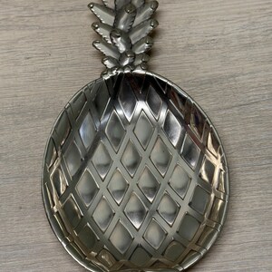 Vintage Delli Silver-Plated Woven Pineapple made in Japan