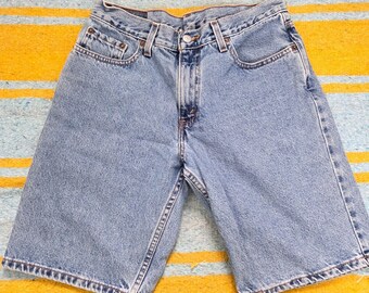 Vintage Levi's 550 Jeans Shorts Relaxed Fit Größe 33 Taille Husky