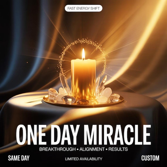 One Day Miracle Ritual | Fast Energy Shift & Manifestation | Same Day Results Focus | Instant Boost and Breakthrough