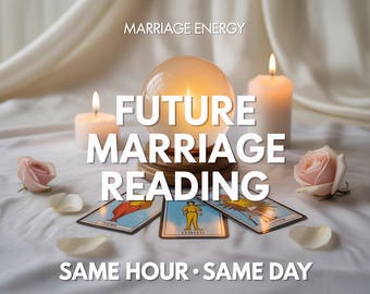 Lectura de futuro matrimonio / Tarot psíquico para el futuro esposo / Línea de tiempo del amor y señales de compromiso / Misma hora, mismo día