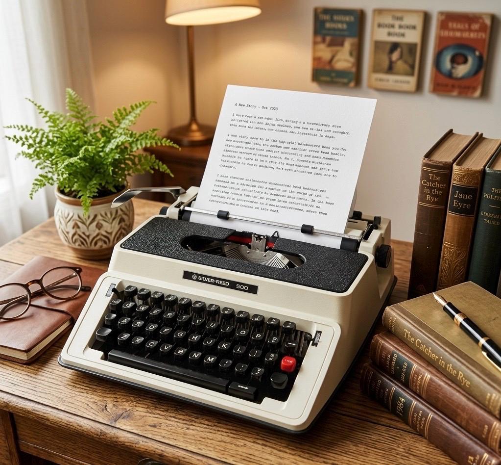 Silver reed typewriter - Etsy 日本