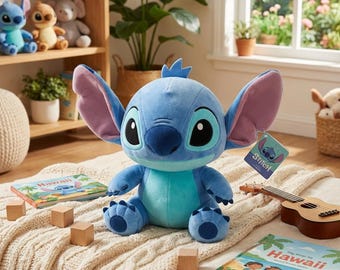 Peluche Stitch / Peluche blu morbido / Regalo Disney Lilo & Stitch