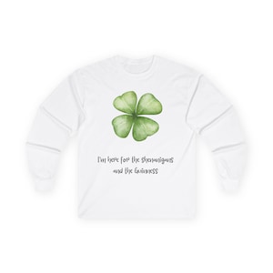 Here for the Shenanigans and the Guinness Tee image 1