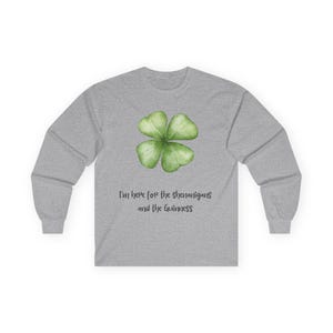 Here for the Shenanigans and the Guinness Tee image 6