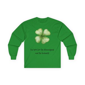 Here for the Shenanigans and the Guinness Tee image 8