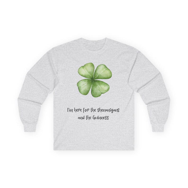Here for the Shenanigans and the Guinness Tee image 4