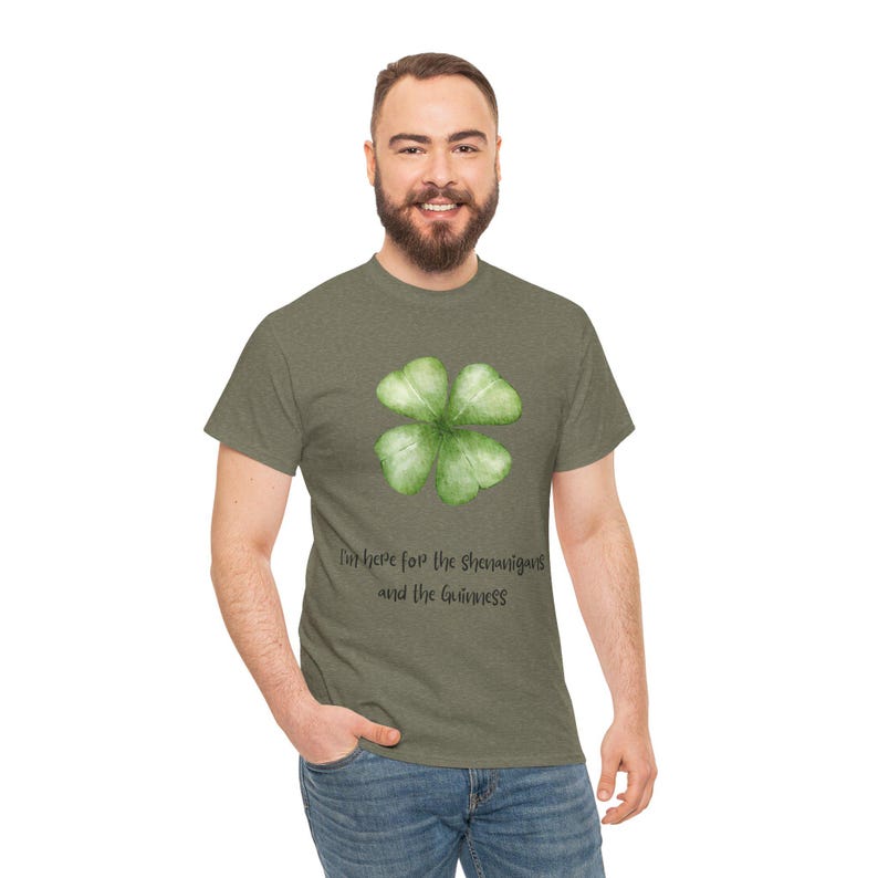 Here For the Shenanigans and the Guinness tee shirt immagine 12