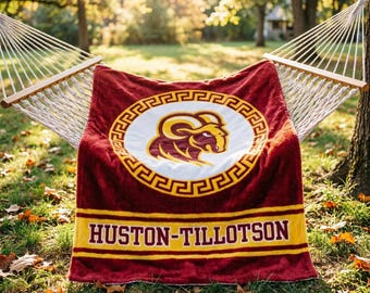 Huston-Tillotson Rams Decke - Spieltag Tailgate werfen, Wohnheim Dekor