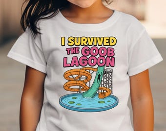 I Survived Goob Lagoon Youth T-Shirt, Caseoh Fan Tee