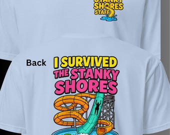 Stanky Shores Staff Shirt, Funny Caseoh Waterpark Tee, Goob Lagoon