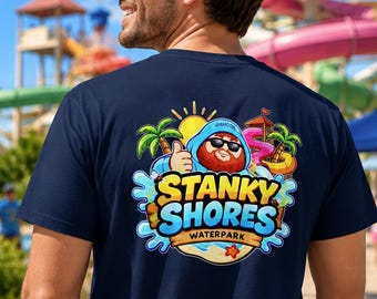 Stanky Shores Staff Shirt V2, Funny Caseoh Waterpark Tee, Goob Lagoon