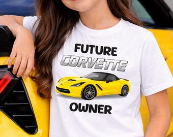 Camiseta juvenil para futuros dueños de Corvette - Camiseta juvenil C7 Corvette
