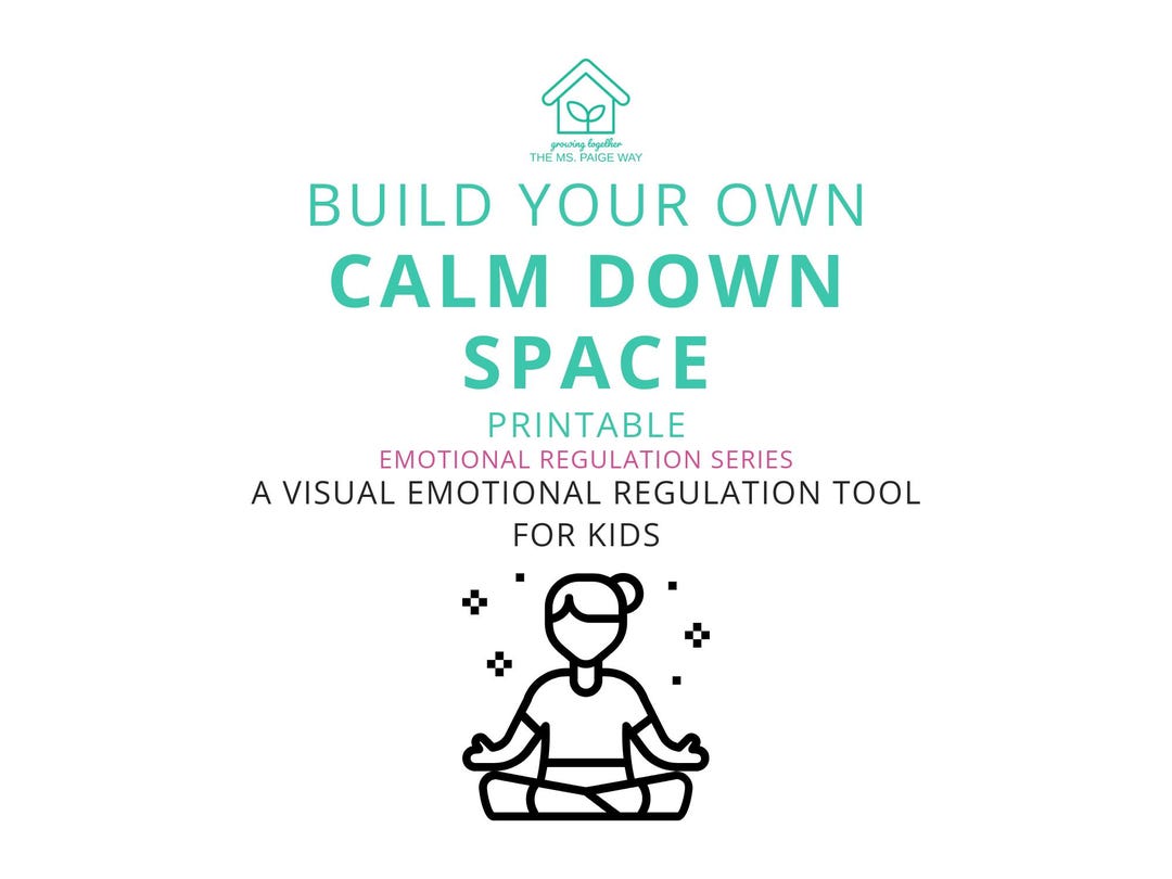 Calm Down Corner Printable | Emotional Regulation Poster for Kids ...