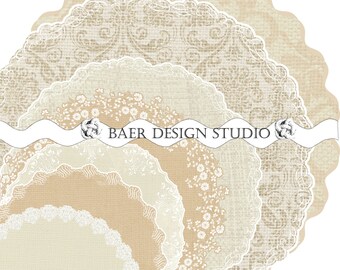 Champagne Burlap and LACE Digital Doilies:printable Charger, Ivory Damask  Printable Doily, Junk Journal Supplies, Round Printable Placemat - Etsy  Hong Kong