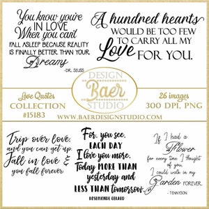 Citas de amor, citas del día de San Valentín, dichos de San Valentín, citas de bodas, citas inspiradoras, citas del 50 aniversario, sellos digitales