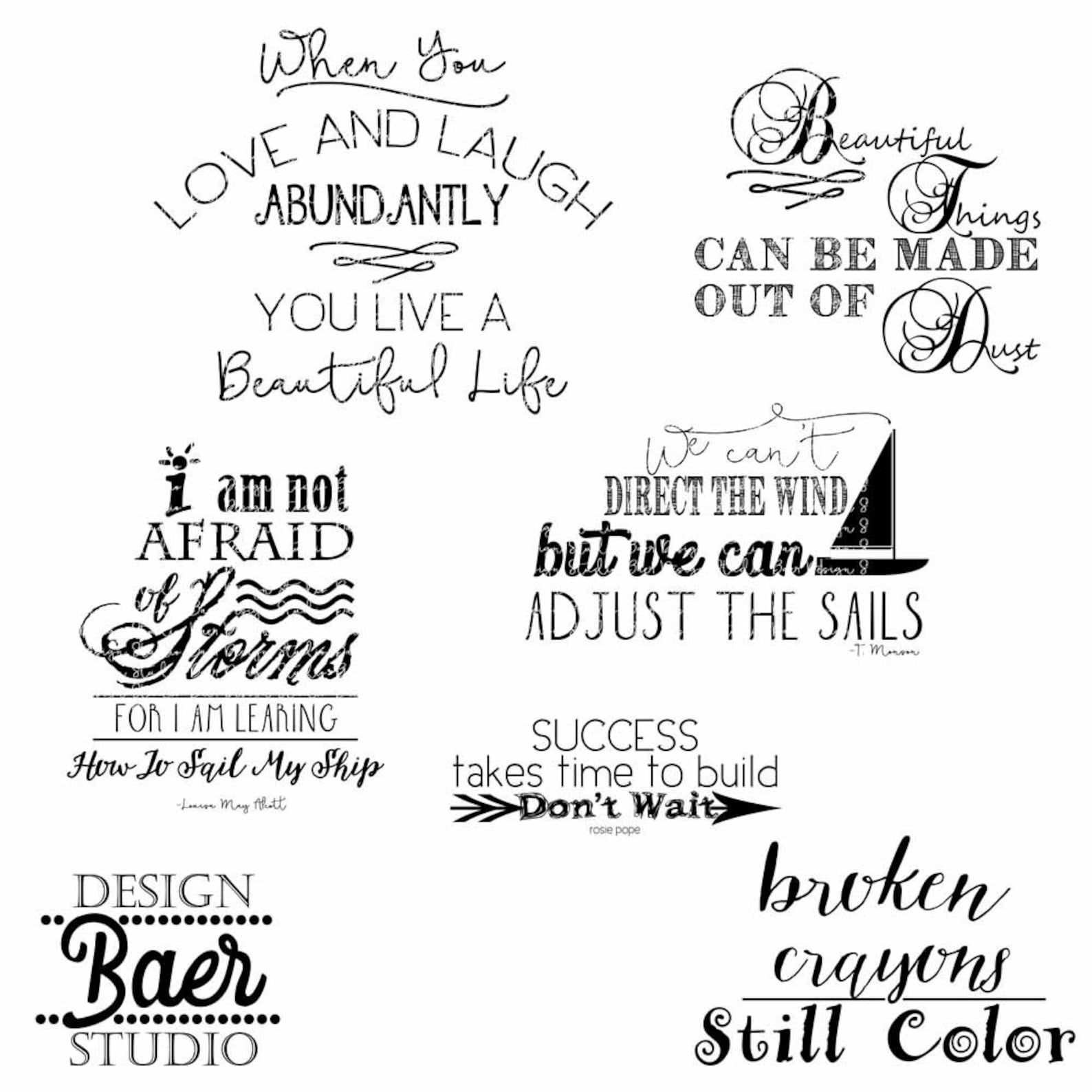 Printable Quotes Positive Thinking Quotes Encouragement - Etsy