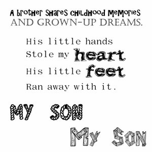 Son Quotes:word Art Clipart, Boyhood Quotes, Photo Overlays ...
