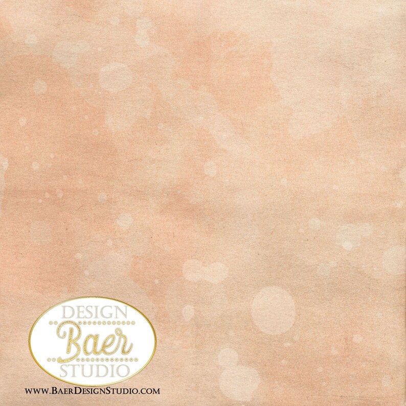Peach Digital Paper Watercolour: Blush and Ivory Textures (digital ...