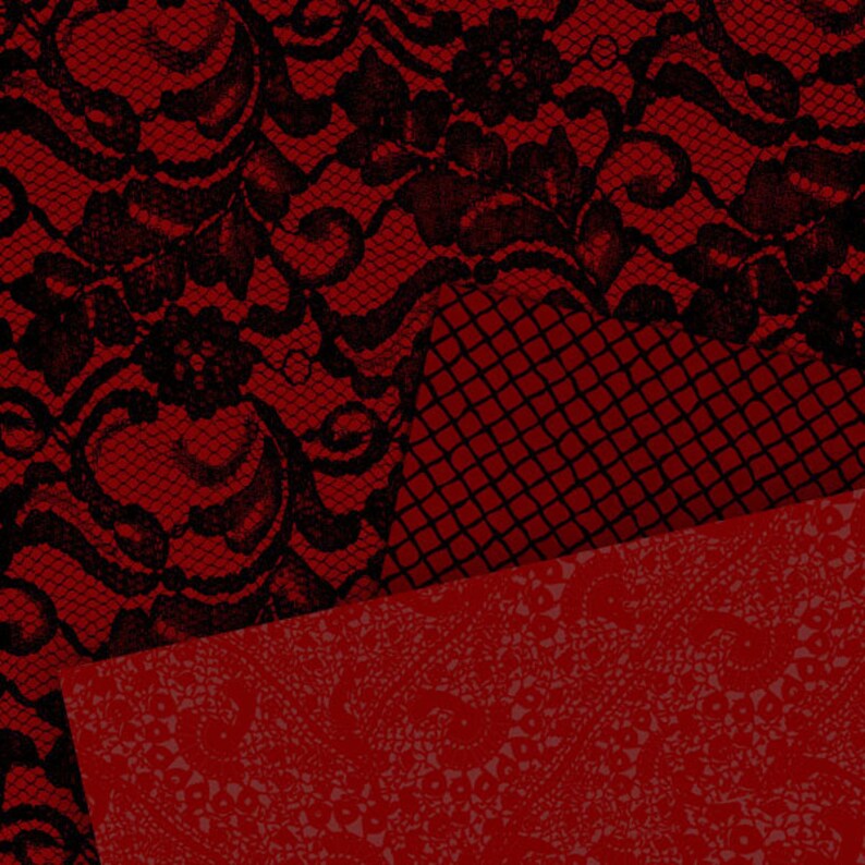red and black laces