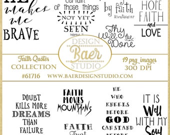 Printable Quotes, Faith Quotes, Digital Word Art, Quotes Clip Art, Bravery Quotes, Quote Stamp, Trust Quotes, Bible Journaling, #61716