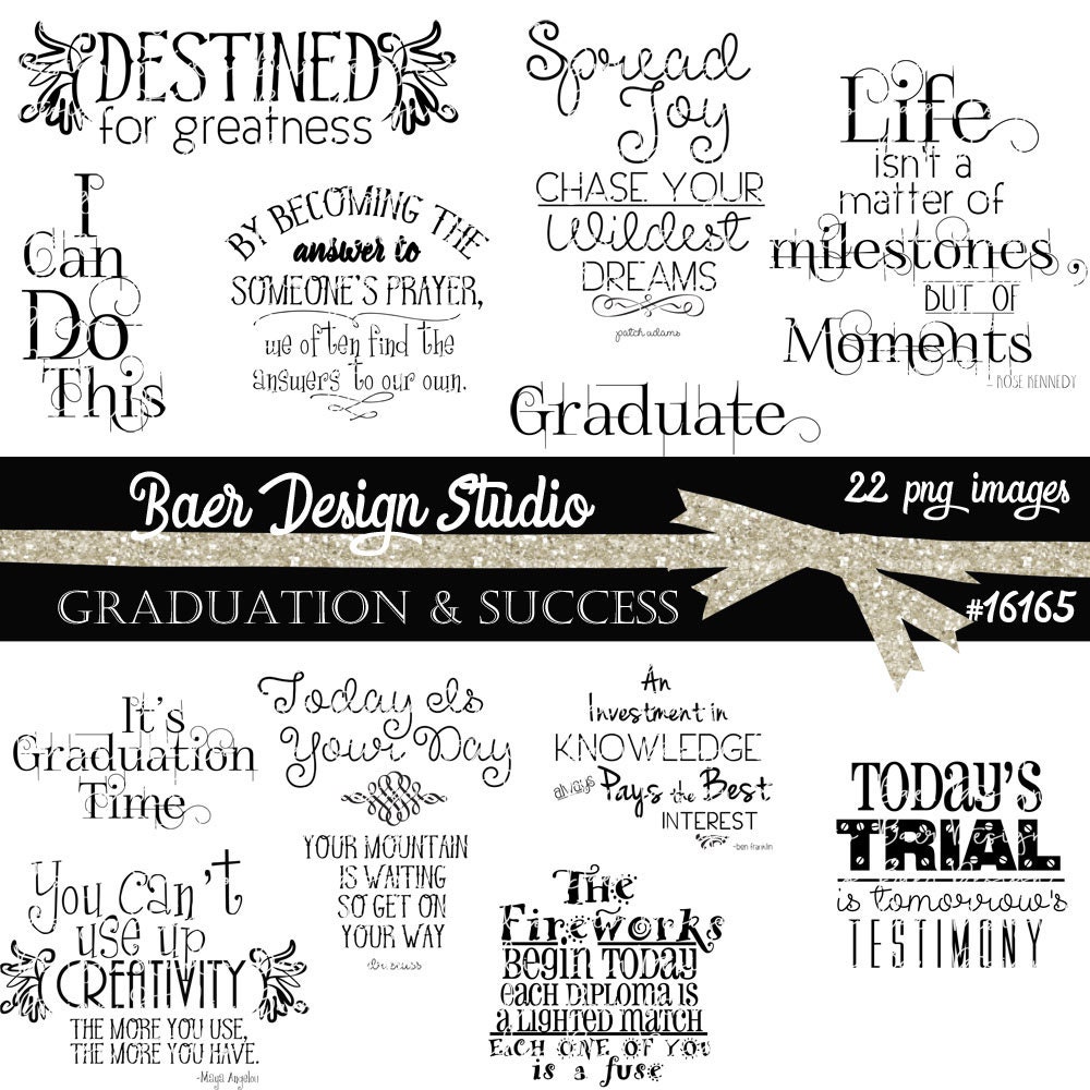graduation clip art graduation quotes graduation word art etsy