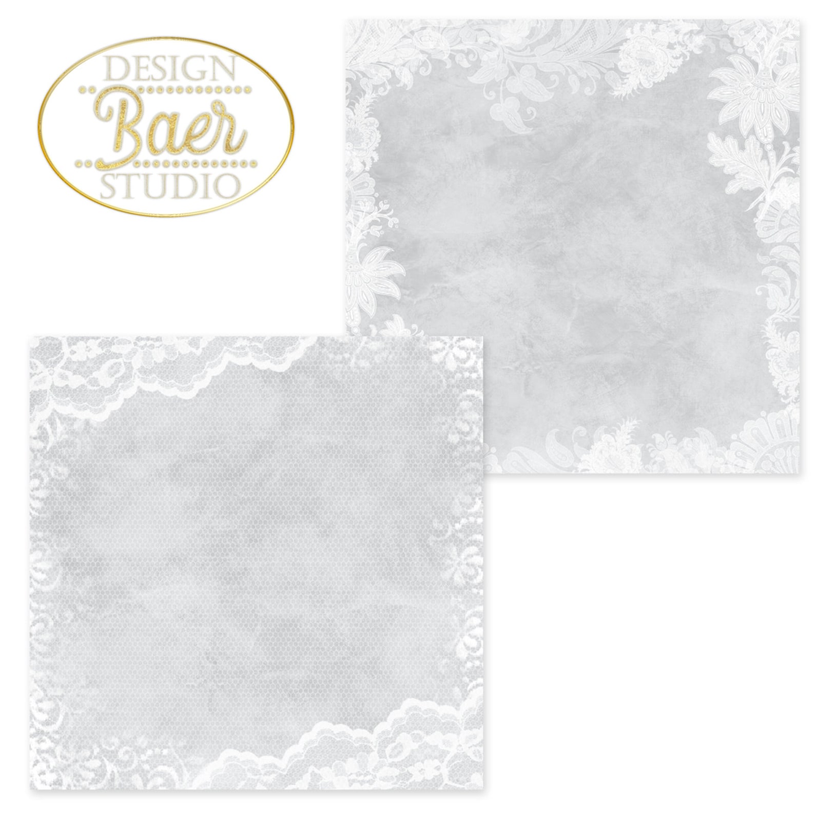 LACE DIGITAL Paperwhite Lace Digital Paperwedding Digital Etsy