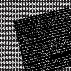 Black and White Harlequin Digital Paper Printables, Diamond Digital ...