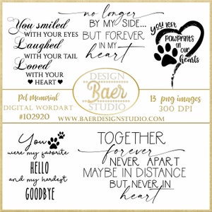 Download immediato di citazioni commemorative per animali domestici, citazioni commemorative per cani, citazioni di simpatia, citazioni commemorative per gatti, detti di condoglianze per animali domestici, non fisici