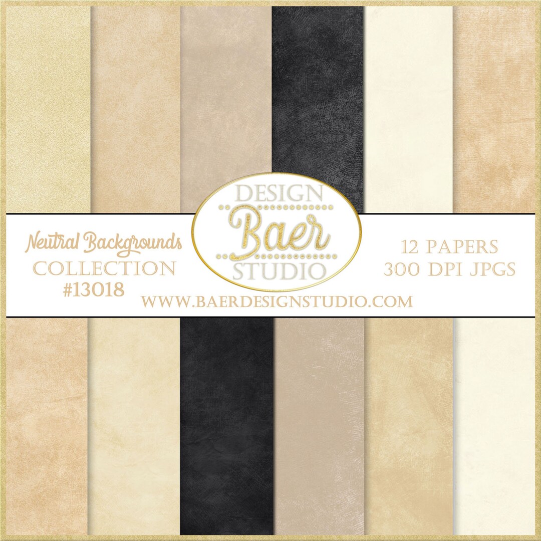 Neutral Tone Distressed Digital Paper: Beige, Ivory, Taupe Textured ...