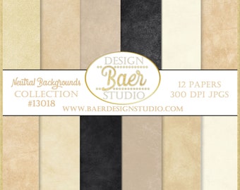 DIGITAL BACKGROUND PAPER|Ivory Digital Background|Taupe Digital Paper|Photoshop Background|Neutral Paper Photography Background, #13018