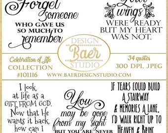 Funeral Picture Board Quotes Funeral Quotes Memorial Quotes Sympathy Quotes - Etsy