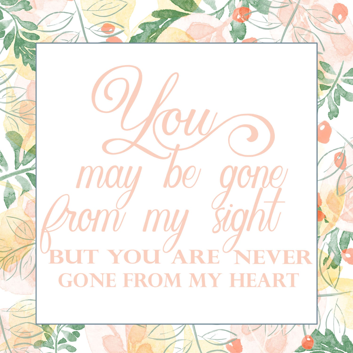 Funeral Quotes Memorial Quotes Sympathy Quotes | Etsy