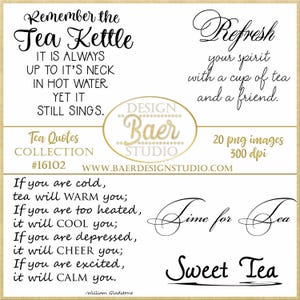 Citazioni sul tè, timbro del tè, arte digitale delle parole sul tè, citazioni del Tea Party, immagine del timbro digitale del tè, citazioni motivazionali sul tè, sovrapposizione di clip art del Tea Party