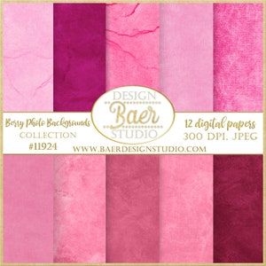 Pinkes digitales Papier, Valentinstags digitales Papier, Himbeerfarbenes digitales Papier, Hot Pink texturiertes digitales Papier, rosa Fotografie Hintergrund