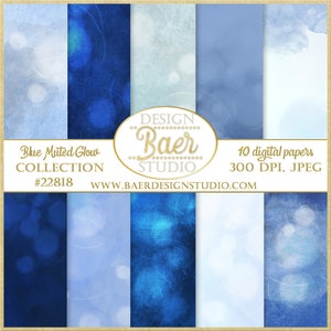 Navy watercolor digital paper, Navy Blue watercolor digital paper, Light Blue Photography Background Paper, Dusty Blue Watercolor Paper