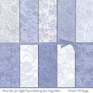 Papel digital azul, papel digital azul francés, papel digital azul Wedgewood, papel digital de encaje azul, papel digital azul polvoriento