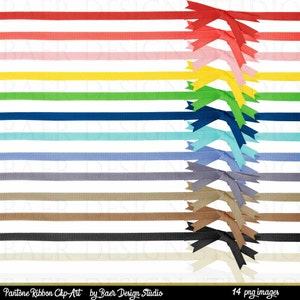 Clip Art lint: Clipart strikken, grosgrain strikken, coquette digitale illustraties commercieel gebruik, planner clipart, grosgrain lint clipart, #16135