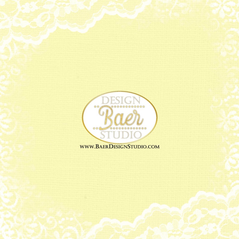 Yellow Digital Paper:Yellow Lace Digital Paper, Buttercream Digital Paper, Pale Yellow Digital Paper, Yellow Junk Journal Paper, 6120 image 3