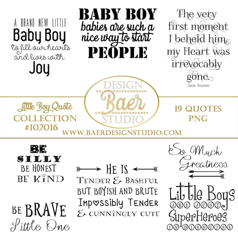 Quotes about Boys, Baby Boy Quotes, Photo Overlays, Little Boy Quotes, Inspirational Baby Quotes, Digi Stamps, Baby Quotes, 102016 image 1