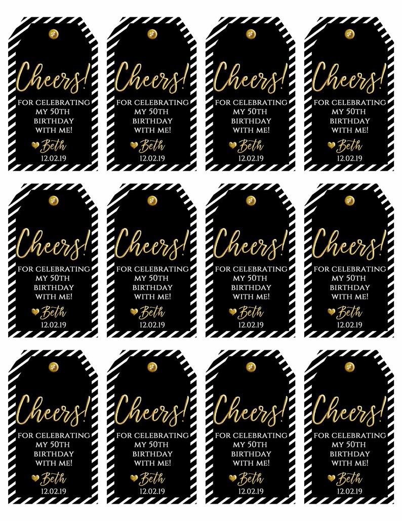 Thank You Tags:cheers Printable Tags Cheers Wine Tags Black - Etsy