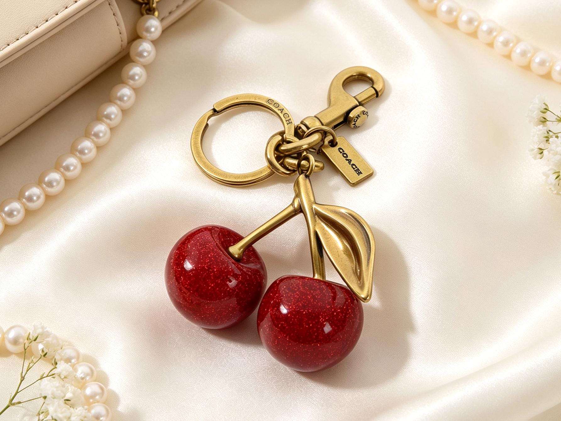 Coach Cherry Bag Charm - Etsy Canada