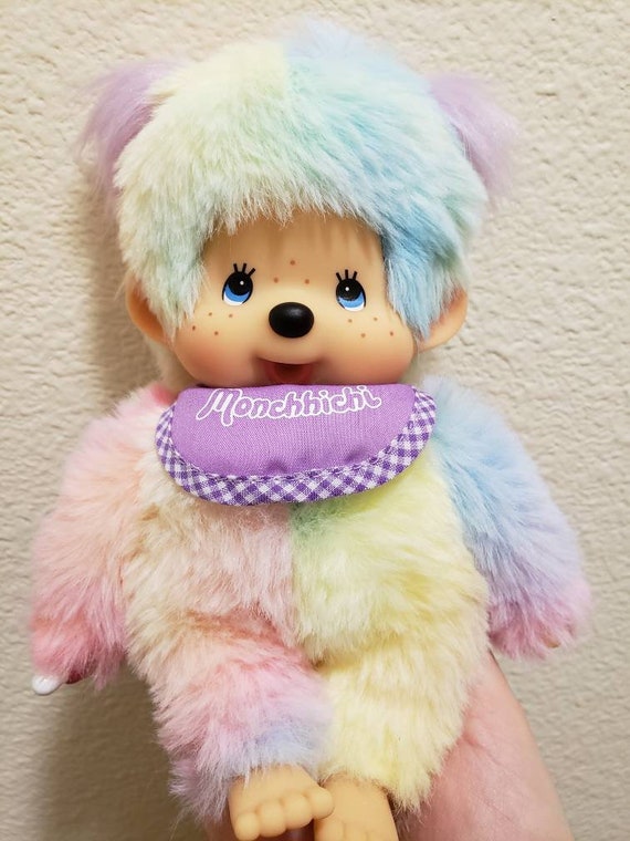 Monchhichi Girl Pastel Rainbow - Etsy